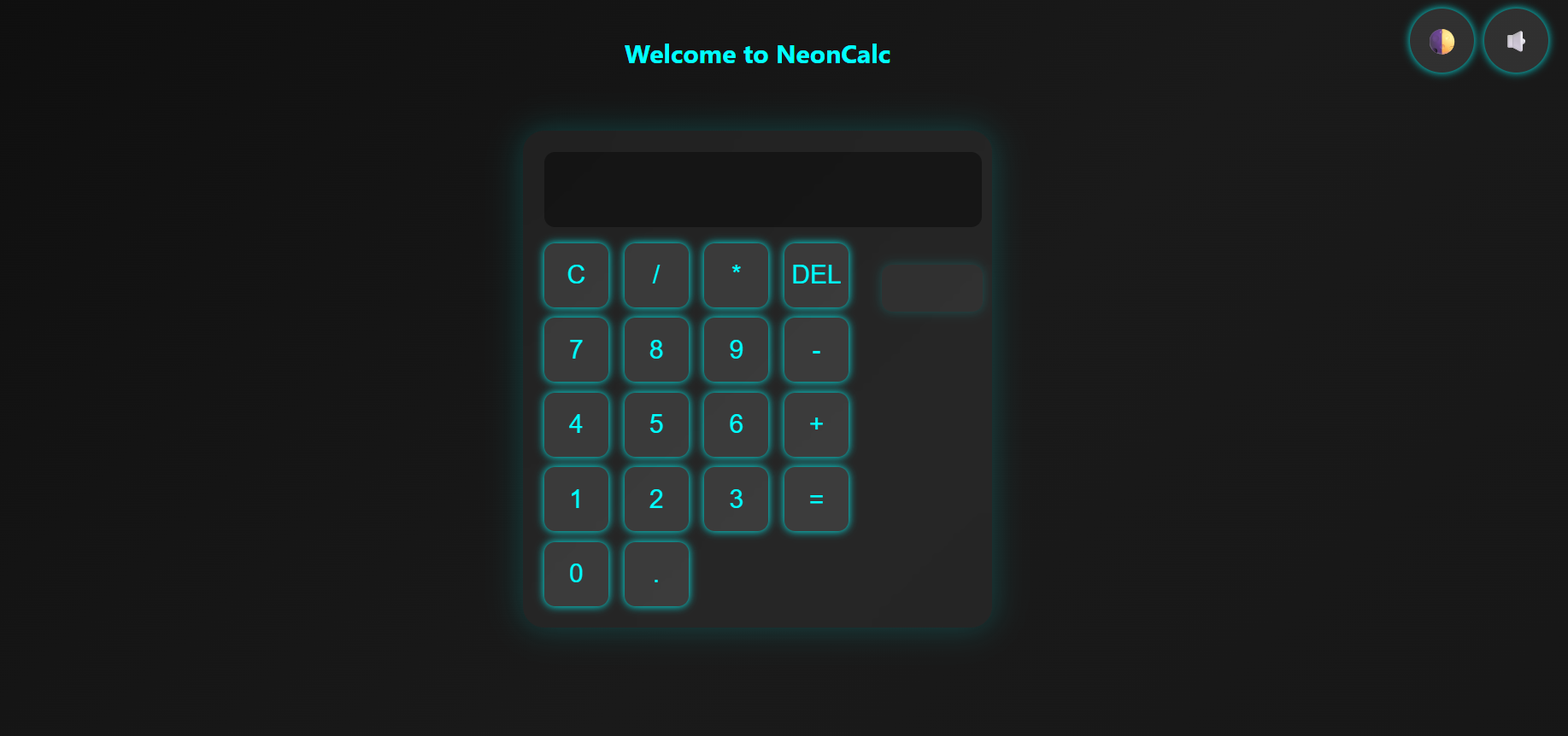 Neon Calculator